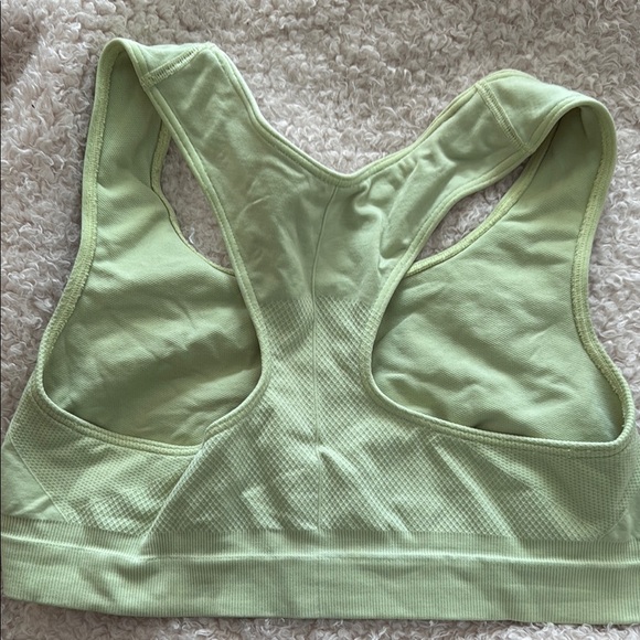 Champion Green Sports Bra with Racerback Design - Picture 3 of 4